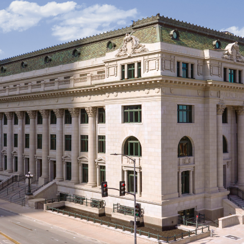 College of Law building pictured. 