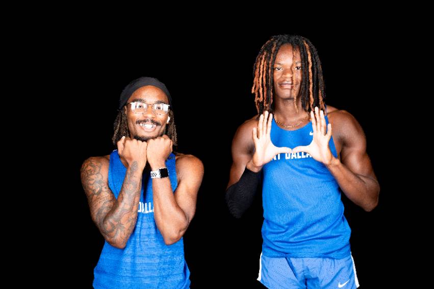 devin page and earnest ayanugo of the unt dallas men