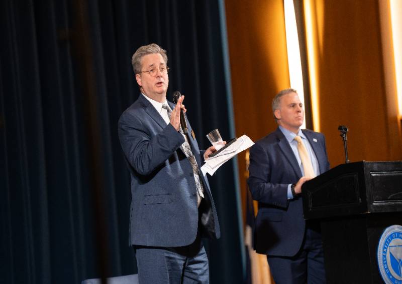 innovation summit at unt dallas with dean jason garrett and president warren von eschenbach