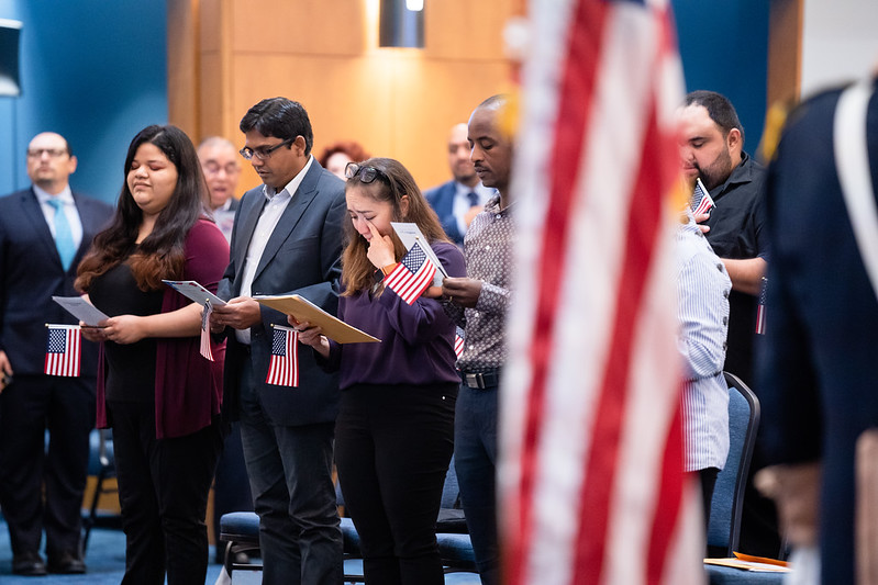 new citizens sworn in at unt dallas