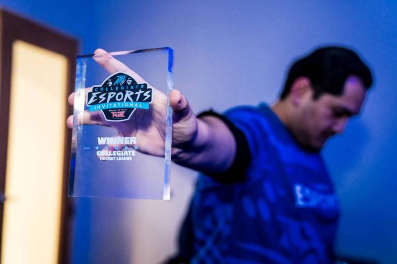 A Winning Trophy from a Rocket League Competition