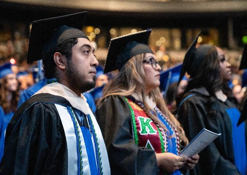 Students Prepare to Receive Their Diploma at UNT Dallas Commencement Ceremony 
