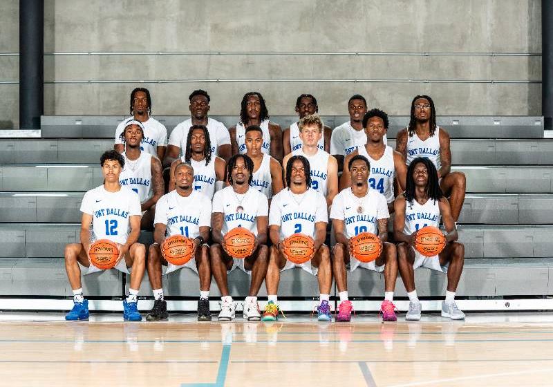 The 2025-26 UNT Dallas Trailblazers Men's Basketball Team