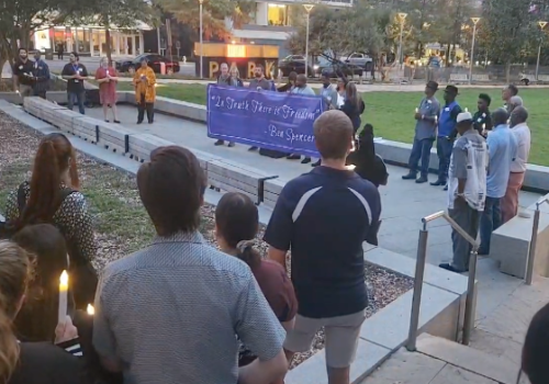 UNT Dallas law school vigil