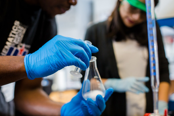 Students in Chemistry Lab