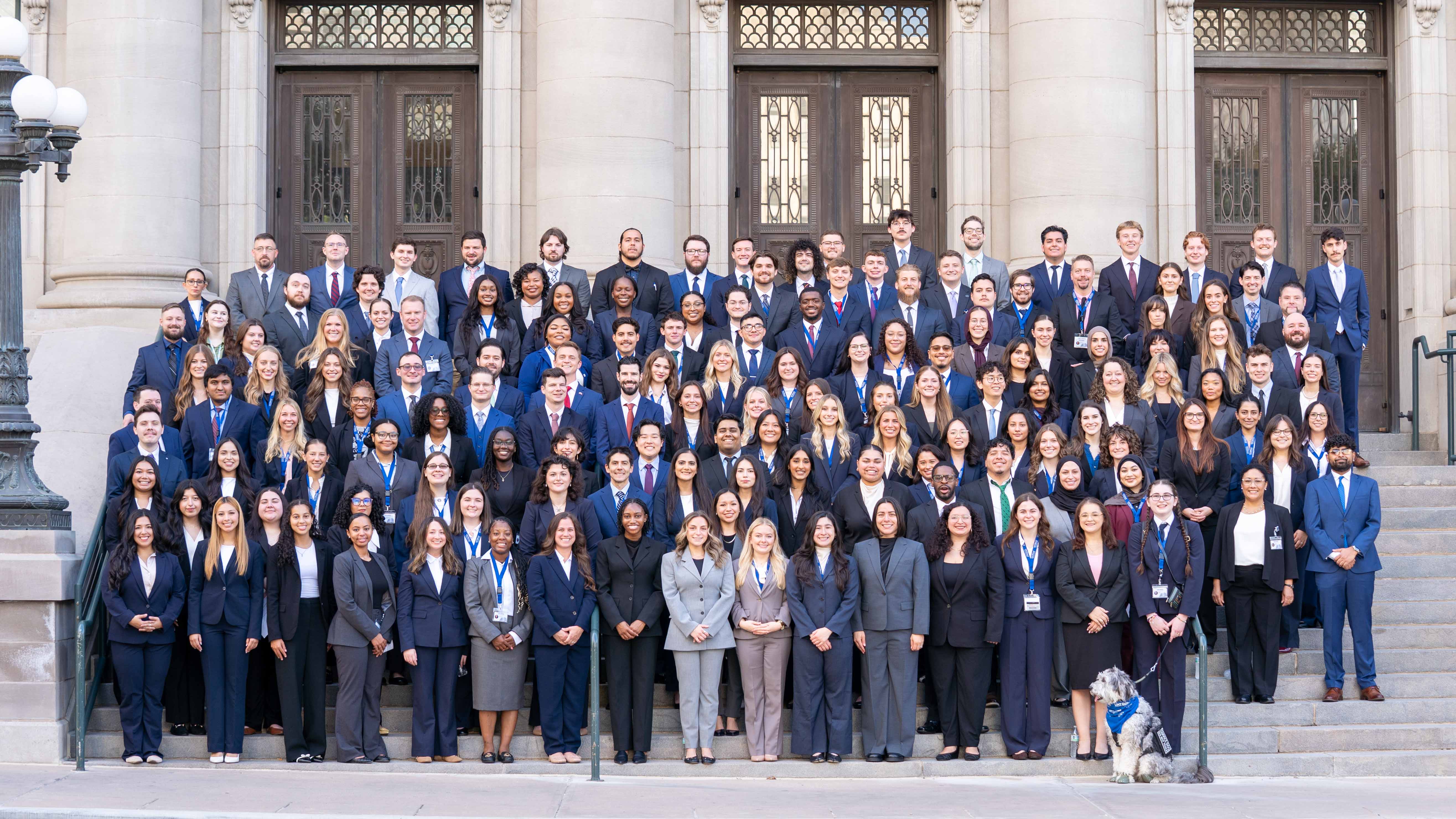 
group photo of law students
