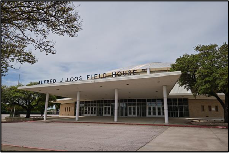exterior of loos field house