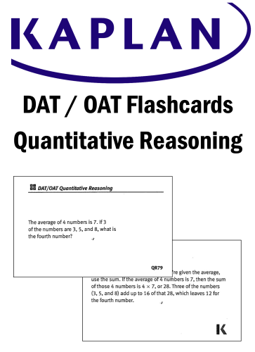 DAT / OAT Quantitative Reasoning Flashcards